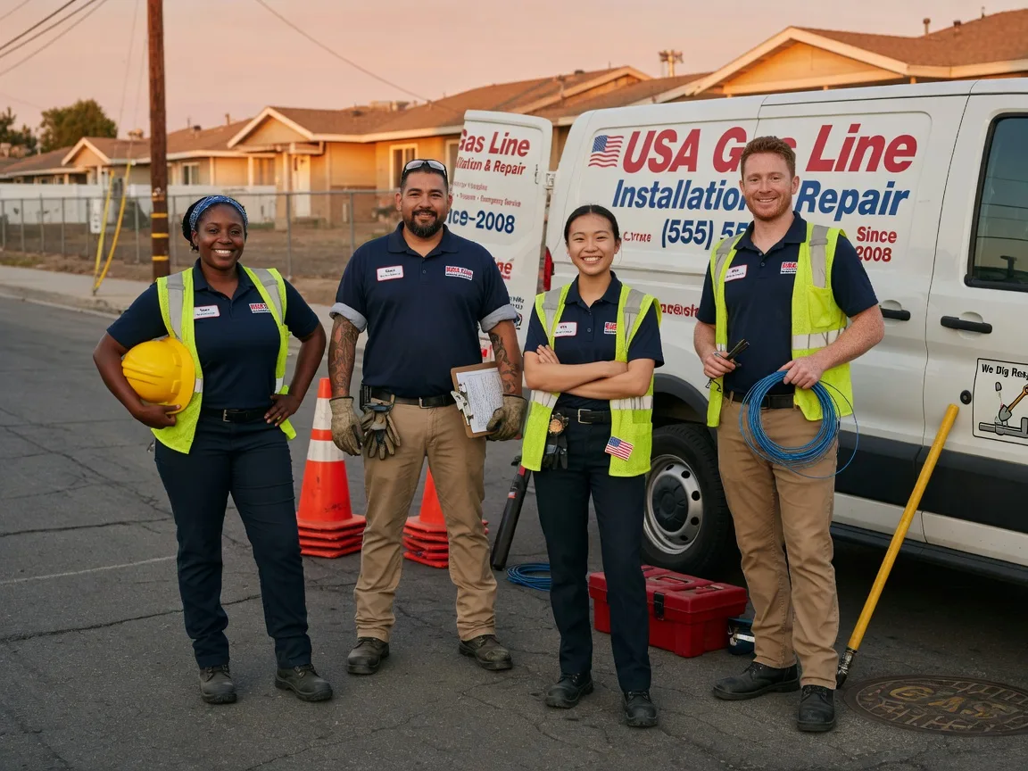 Gas Line Installation company in Columbia Cross Roads, PA